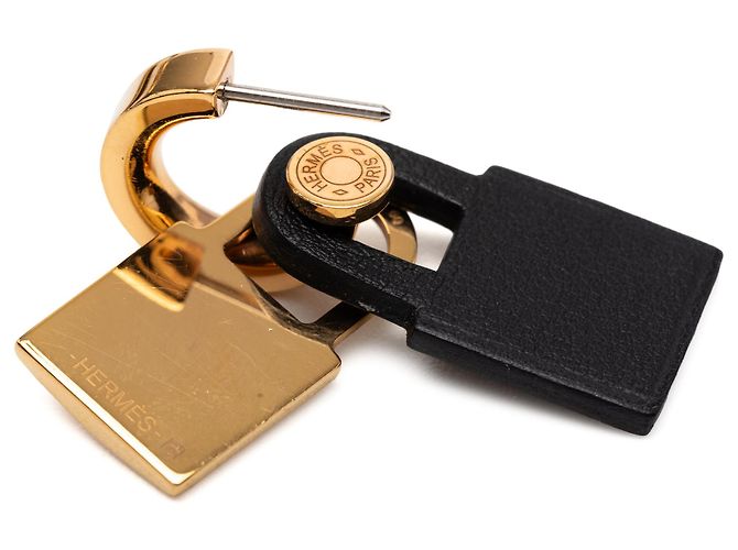Orecchini Hermès O Kelly in oro placcato oro Swift - vista 5