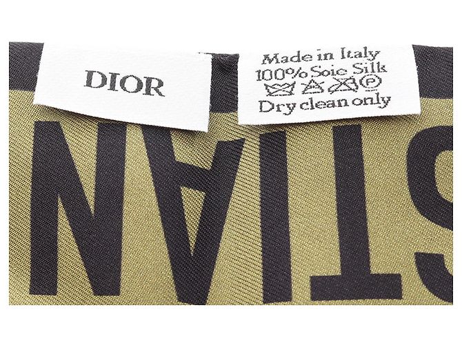 Foulard in seta Mitzah stampato nero Dior - vista 2