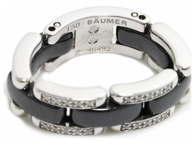 Anello in diamante Chanel Ultra #50 Nero - vista 4
