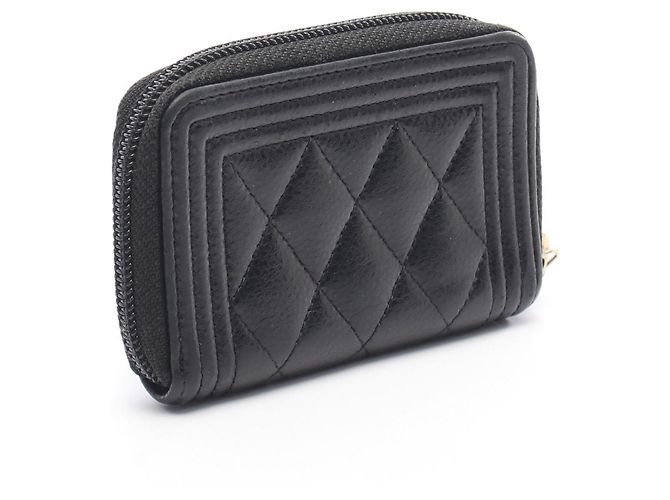 Monedero Chanel Boy Negro - vista 2