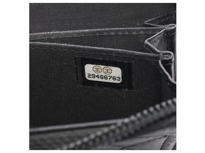 Monedero Chanel Boy Negro - vista 5