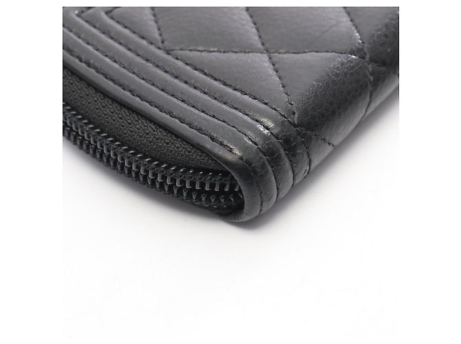 Monedero Chanel Boy Negro - vista 7