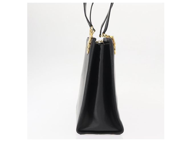 Borsa a Spalla Gancini in Pelle Salvatore Ferragamo Nero - vista 3