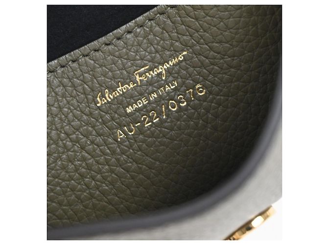 Salvatore Ferragamo Gancini Backpack Leather Mini - view 6