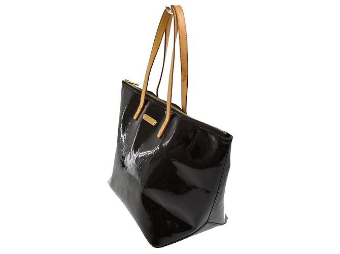 Borsa Bellevue Monogram Vernis GM di Louis Vuitton Bordò - vista 3