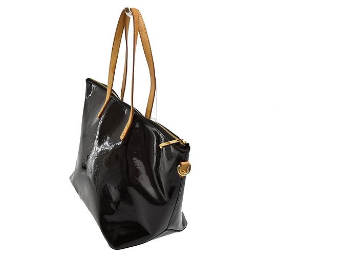 Borsa Bellevue Monogram Vernis GM di Louis Vuitton Bordò - vista 4