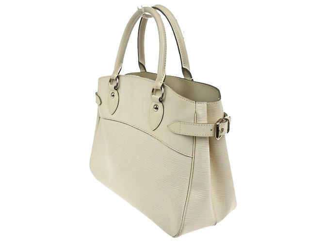 Borsa Tote Passy in pelle Epi PM Louis Vuitton Crudo - vista 3