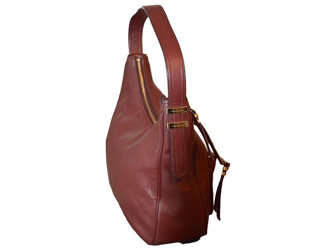 Borsa a mano Lancel French Flair in pelle bordeaux Bordò - vista 3