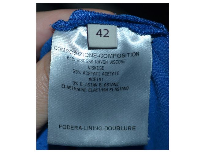 Stella Mc Cartney Vestido mini azul de viscosa Stella McCartney - vista 6