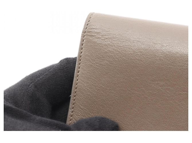 Balenciaga graue Leder Langbörse Braun - Ansicht 10