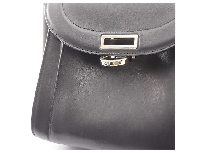Borsa Sofia Rainbow Gancini di Salvatore Ferragamo Nero - vista 8