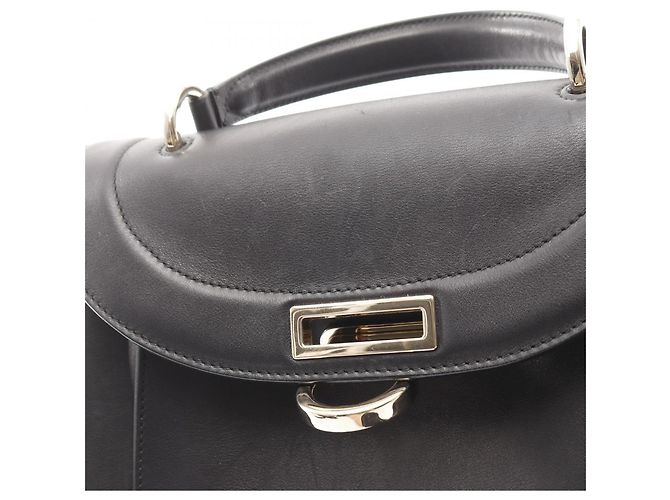 Borsa Sofia Rainbow Gancini di Salvatore Ferragamo Nero - vista 9