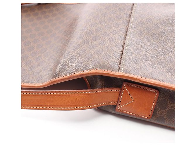 Céline Bolso de Hombro Celine Macadam Castaño - vista 10