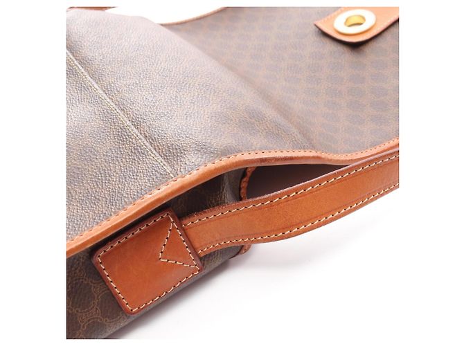Céline Bolso de Hombro Celine Macadam Castaño - vista 11