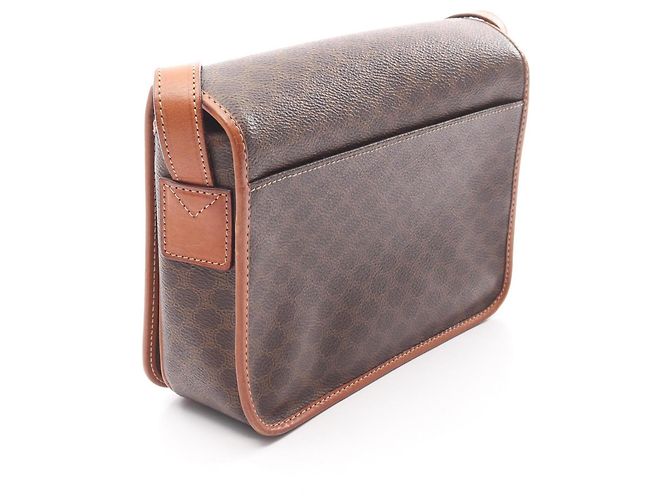 Céline Bolso de Hombro Celine Macadam Castaño - vista 2