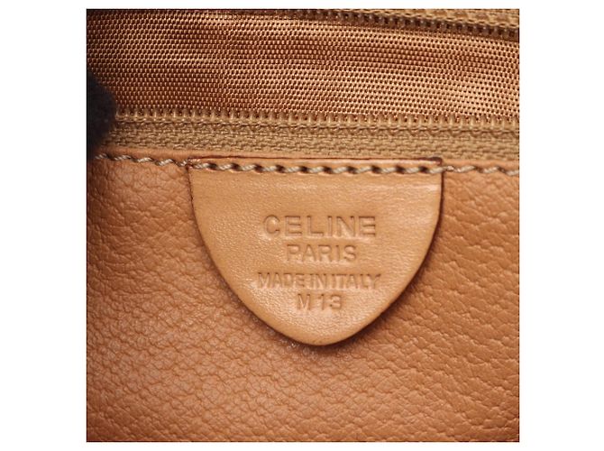 Céline Bolso de Hombro Celine Macadam Castaño - vista 4