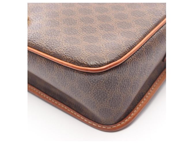 Céline Bolso de Hombro Celine Macadam Castaño - vista 6