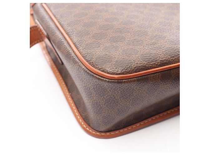 Céline Bolso de Hombro Celine Macadam Castaño - vista 7