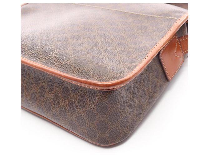 Céline Bolso de Hombro Celine Macadam Castaño - vista 8