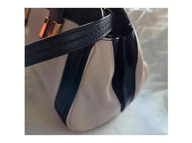 Borsa a mano Chloé Alice in pelle nera e rosa Nero - vista 6