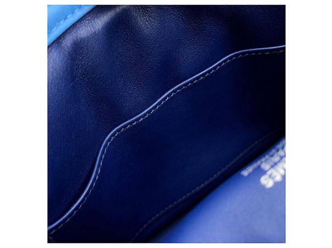 Borsa a Spalla Mini Berline di Hermès Blu - vista 10
