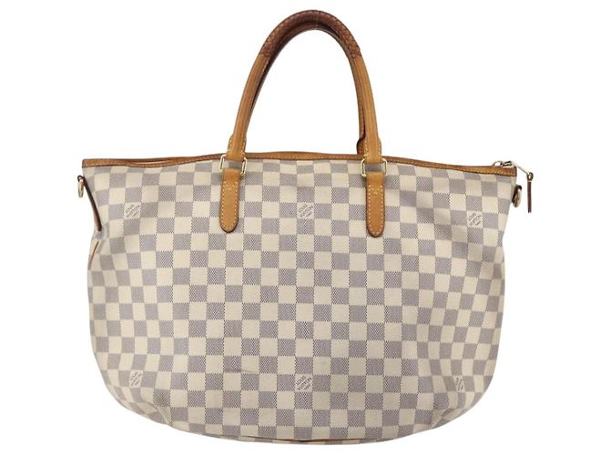 Borsa Louis Vuitton Riviera Damier MM Bianco - vista 2