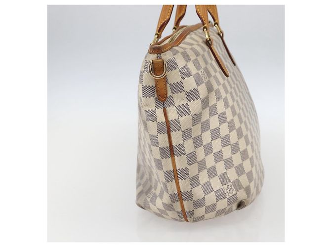 Borsa Louis Vuitton Riviera Damier MM Bianco - vista 4
