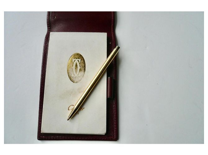 CARTIER Vintage notepad with original pen - view 7