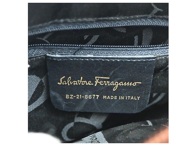 Salvatore Ferragamo Vala Leather Marrone - vista 6
