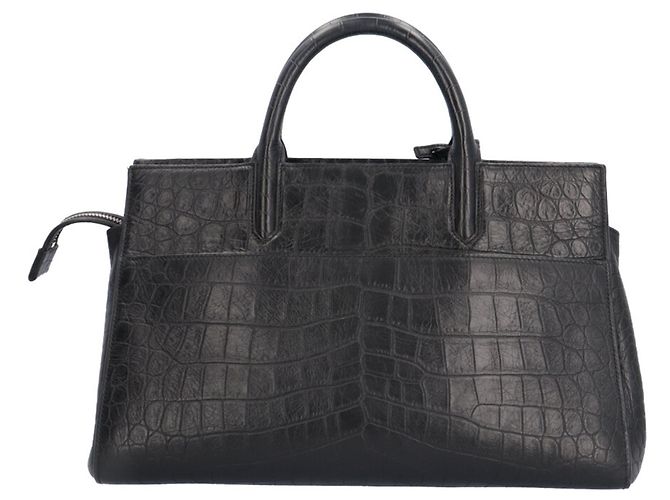 Borsa a Spalla Cabas Rive Gauche in Coccodrillo Saint Laurent - vista 3