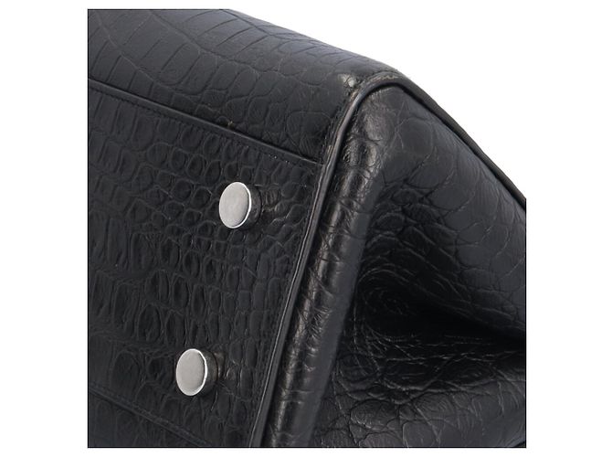 Borsa a Spalla Cabas Rive Gauche in Coccodrillo Saint Laurent - vista 7