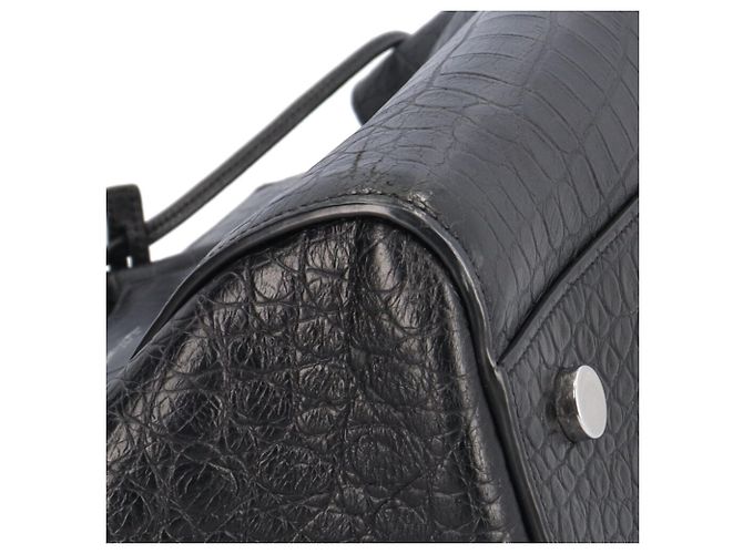 Borsa a Spalla Cabas Rive Gauche in Coccodrillo Saint Laurent - vista 8