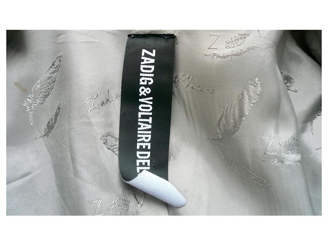 Zadig & Voltaire ZADIG ET VOLTAIRE LUXUS Jacke Virginie bis in grau TM TBE - Ansicht 4