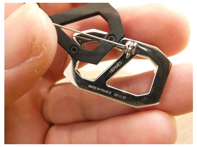 broche hermès nueva Negro Plata - vista 5