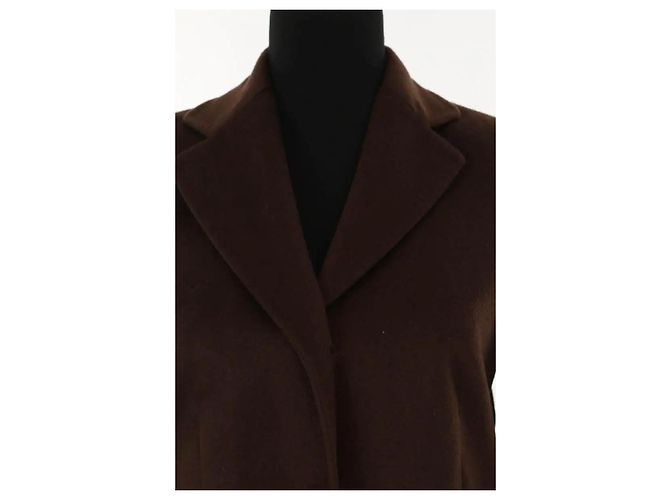 Eric Bompard Cappotto in cashmere marrone - vista 2