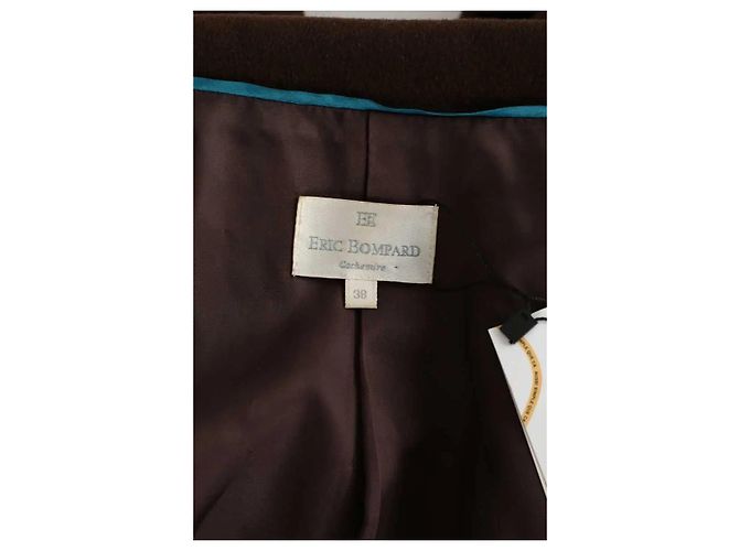 Eric Bompard Cappotto in cashmere marrone - vista 5