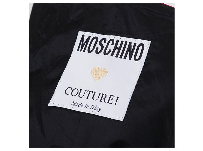 Moschino Couture Strapless Rosette Kleid – 90er Rot - Ansicht 6