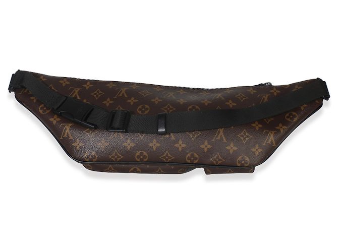 Bumbag Christopher in tela Monogram Macassar di Louis Vuitton Marrone - vista 2