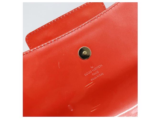 Clutch Sobe in vernice Louis Vuitton Arancione - vista 6