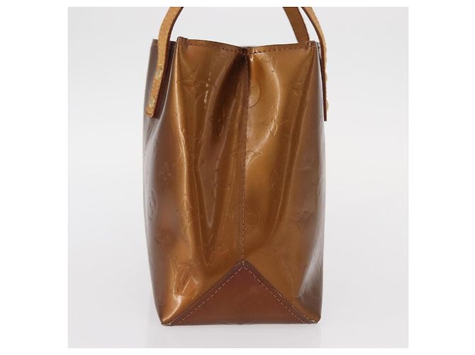 Borsa Reade Monogram Vernis PM di Louis Vuitton Marrone - vista 3