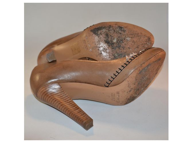 Etro Pumps aus Leder und Canvas 37 IT Mehrfarben - Ansicht 4