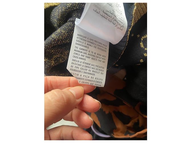 Pull Gucci Monogramme Doré et Noir - vue 7
