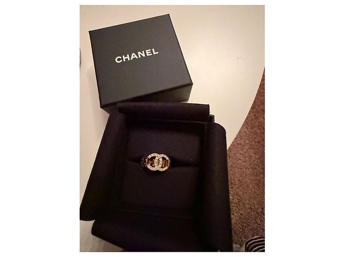 Anello Chanel Oro con Strass D'oro - vista 5