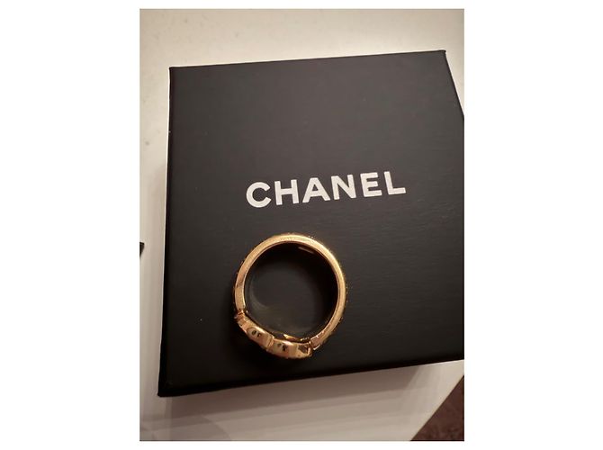 Anello Chanel Oro con Strass D'oro - vista 9