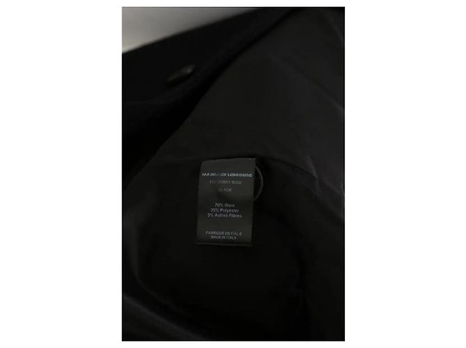 Margaux Lonnberg Abrigo de lana negro - vista 6