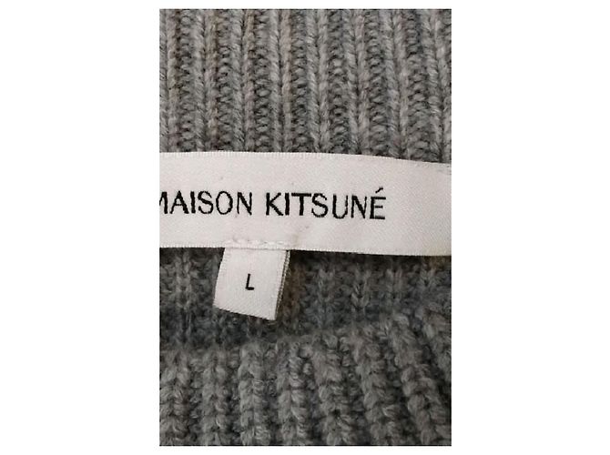 Kitsune Suéter de lana marrón Castaño - vista 7
