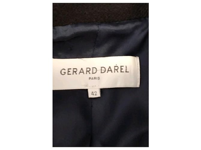 Gerard Darel Abrigo de lana negro - vista 7