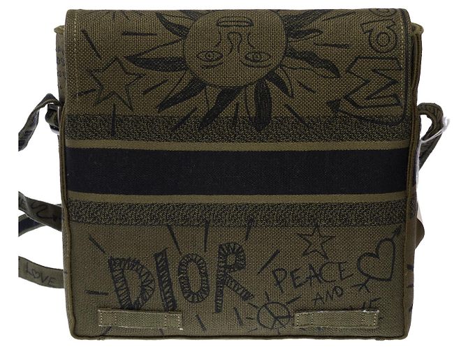 Sac DIOR en Toile Vert - 103125 - vue 4