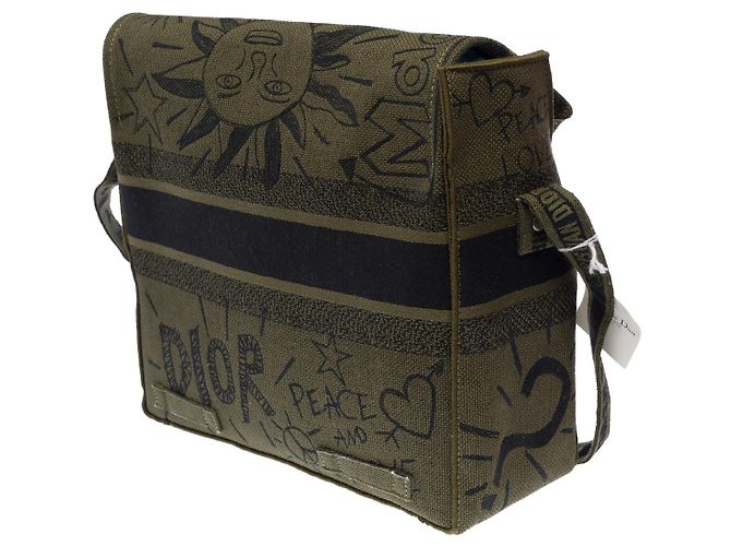 Sac DIOR en Toile Vert - 103125 - vue 6