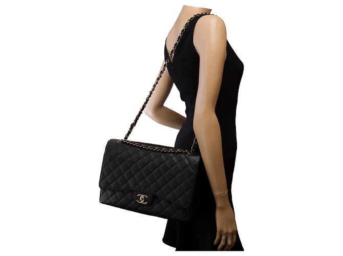 Borsa CHANEL Timeless/Classique in Pelle Nera - 103130 Nero - vista 11